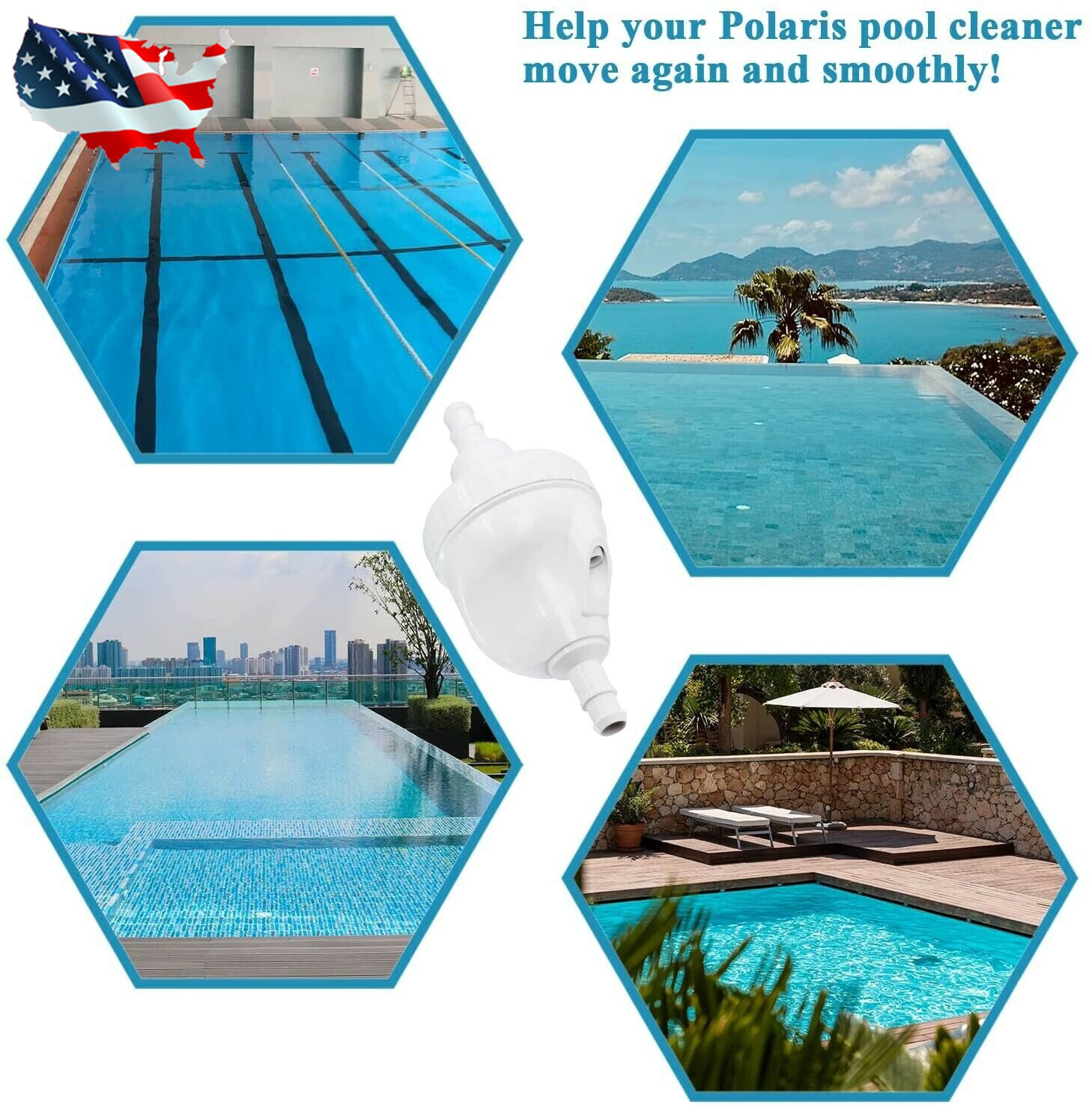 G52 Complete Back-Up Valve Kit for 180/280/380/3900 Automatic Pool Cleaner Parts