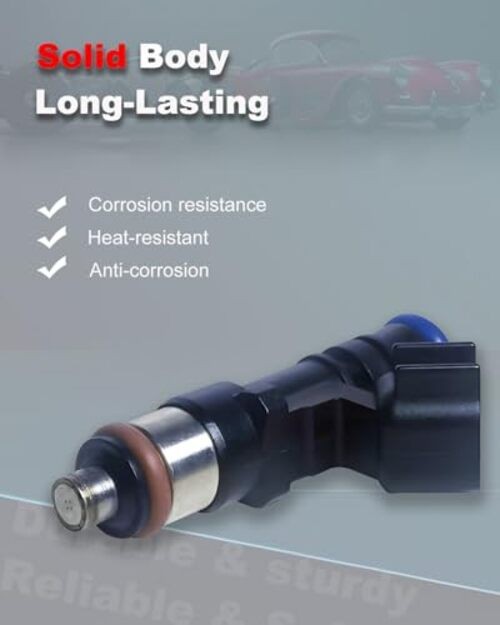 2-Pack Fuel Injector with Harness Compatible with Polaris Ranger Crew/XP/6×6