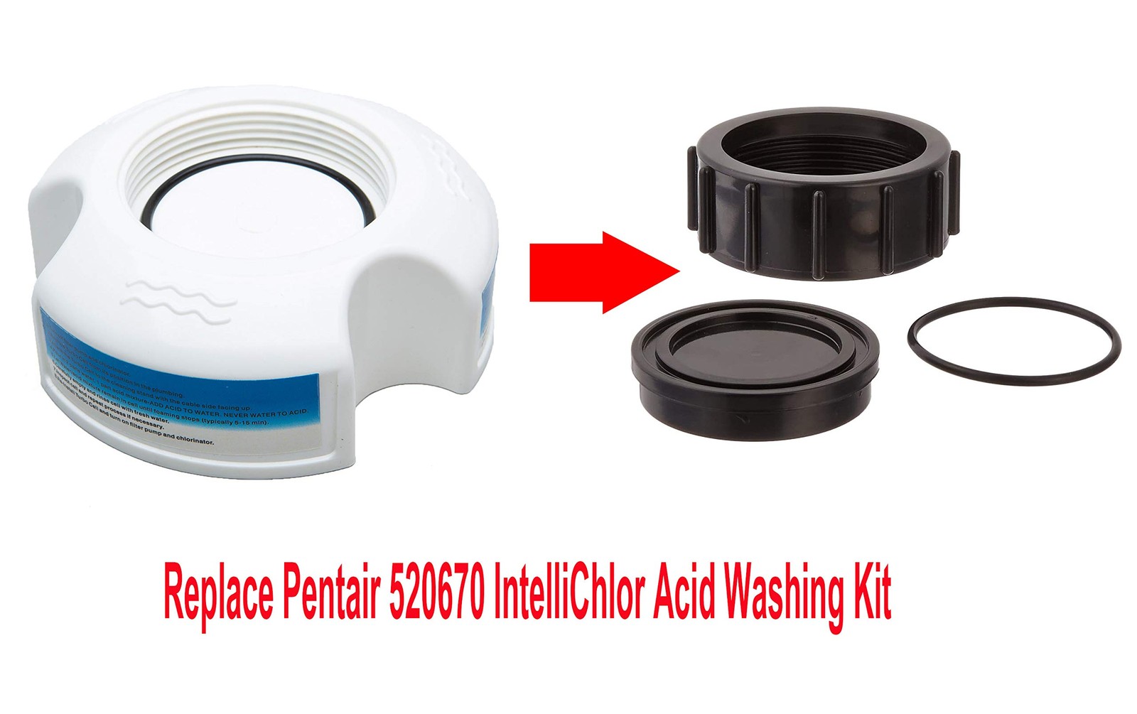 ATIE Pool Salt Cell Acid Washing Stand GLX-CELLSTAND/520670 IntelliChlor…