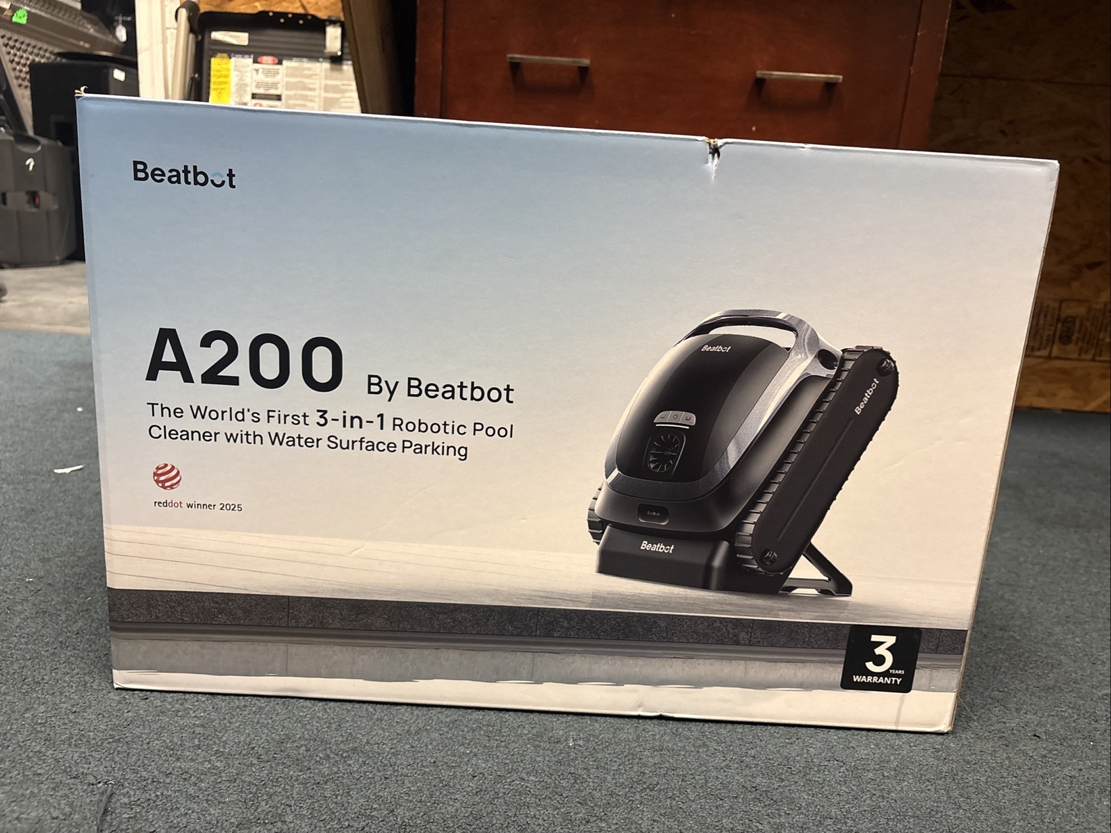 Beatbot A200 3-in-1 Robotic Pool Cleaner Black – New In Box
