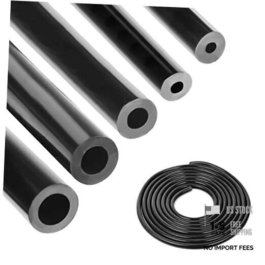 Vacuum Hose Automotive 10 FT 5PCS, 1/8&Prime; 5/32&Prime; 1/4&Prime; 5/16&Prime; 3/8&Prime; ID High