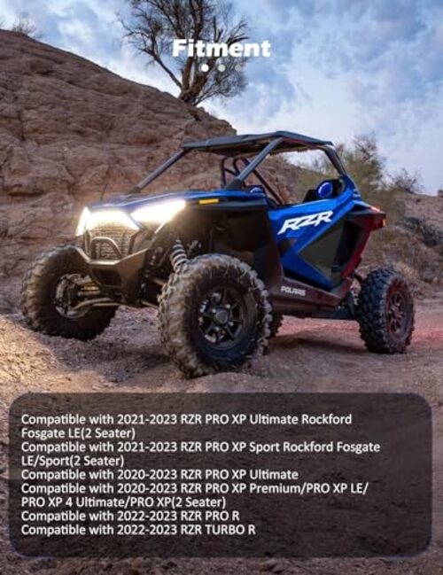 RZR XP Lower Door, Door Closeoffs Insert Panel Compatible with 2020-2024 RZR