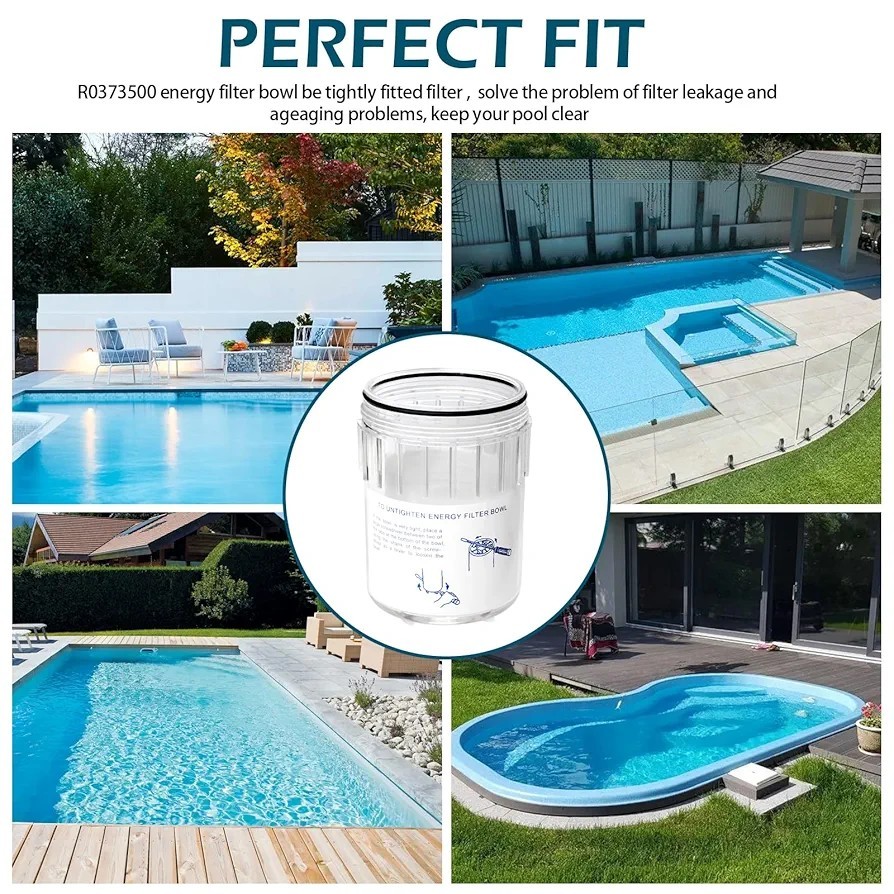 Zodiac Jandy Ray-Vac Baracuda 2888 Pool & Spa Pump Filter Bowl & O Ring R0373500