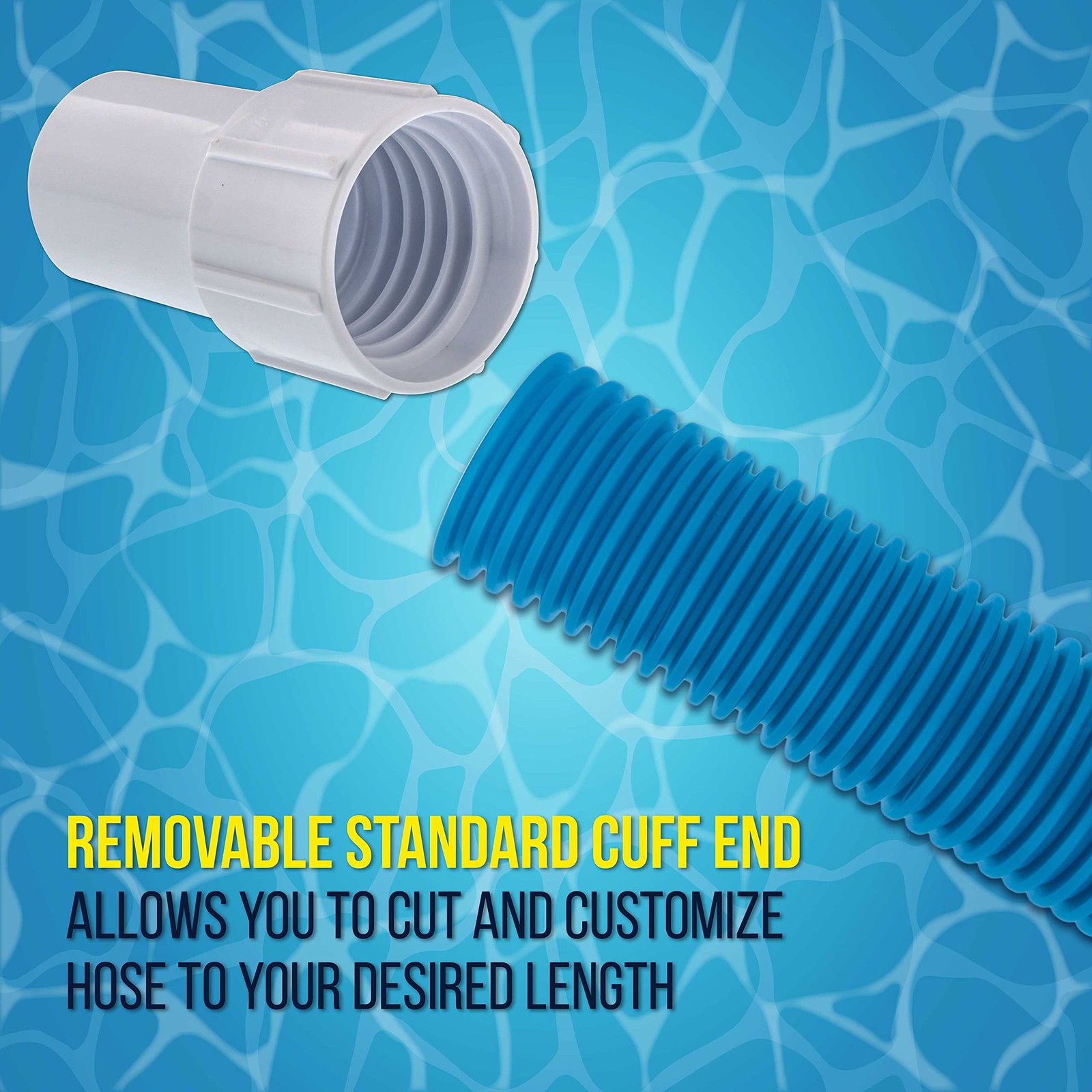 U.S. Pool Supply 1-1/2&Prime; x 25 Foot Professional 1-1/2-inch x 25-foot, Blue