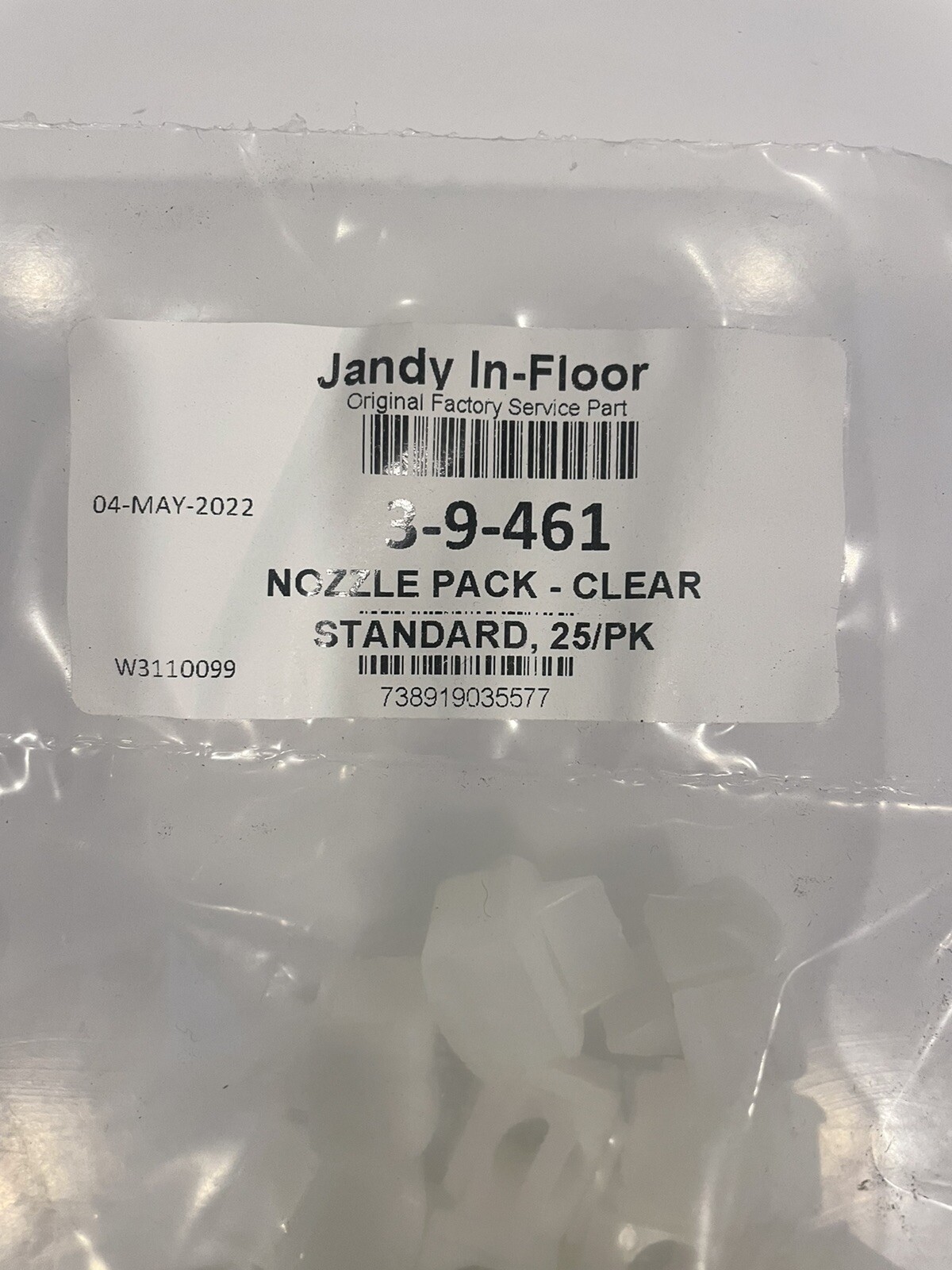 Jandy 3-9-461 Zodiac Caretaker Clear Standard Nozzle 25 PACK NEW! FREE SHIPPING!
