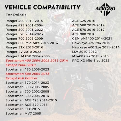 Front & Rear Wheel Bearings Heavy Duty for Polaris Sportsman Ranger ACE 400