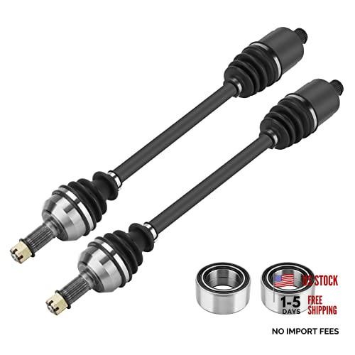Rear Left Right CV Axle & Wheel Bearing Kit – 2 Rear Axles & 2 Wheel Bearings