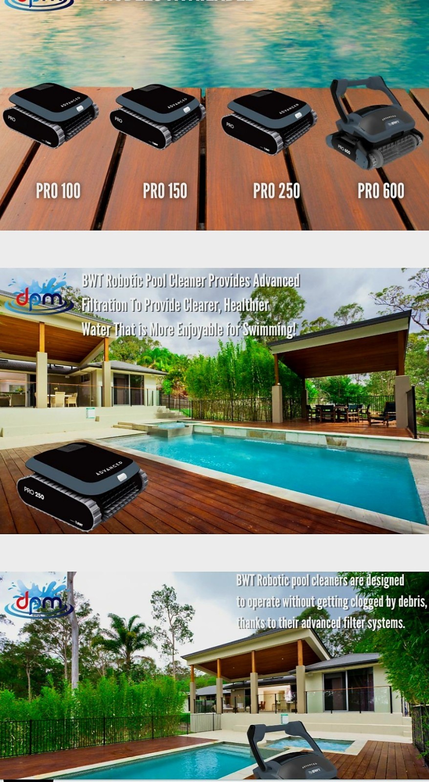 BWT Advance Pro 600 Robotic Pool Cleaner (#2)