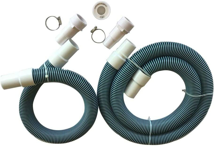 FibroPool Professional 1 1/2&Prime; Pool Filter Hose Replacement Kit 2×3 Feet – 2 pack