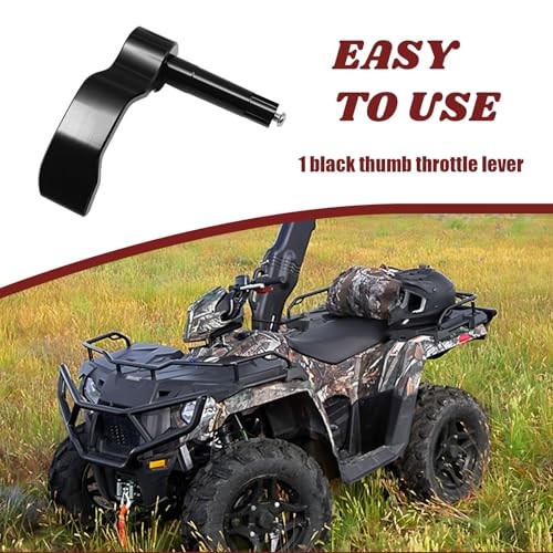Aluminum Thumb Throttle Control Lever – Direct Fit for Polaris Sportsman Black