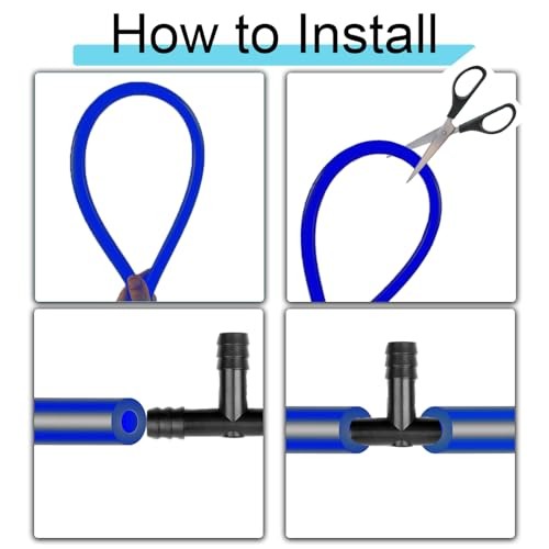 Silicone Vacuum Hose Kit Blue 6PCS 10FT 1/8&Prime; 5/32&Prime; 3/16&Prime; 1/4&Prime; Blue 10FT 6PCS
