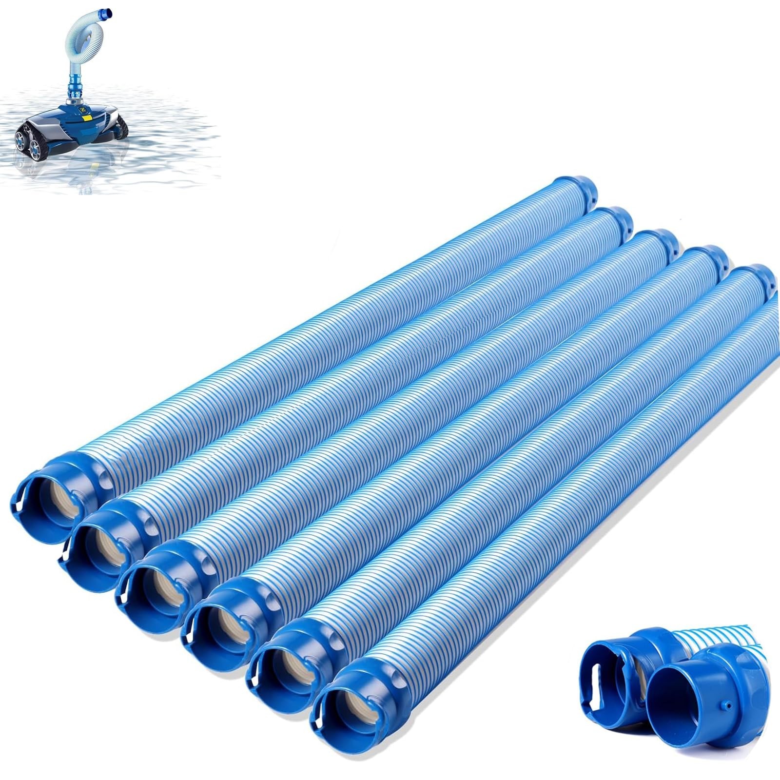 6 Pack Pool Cleaner Hose 39&Prime; Twist Lock for Baracuda X7 T3 T5 MX6 MX8 R0527700