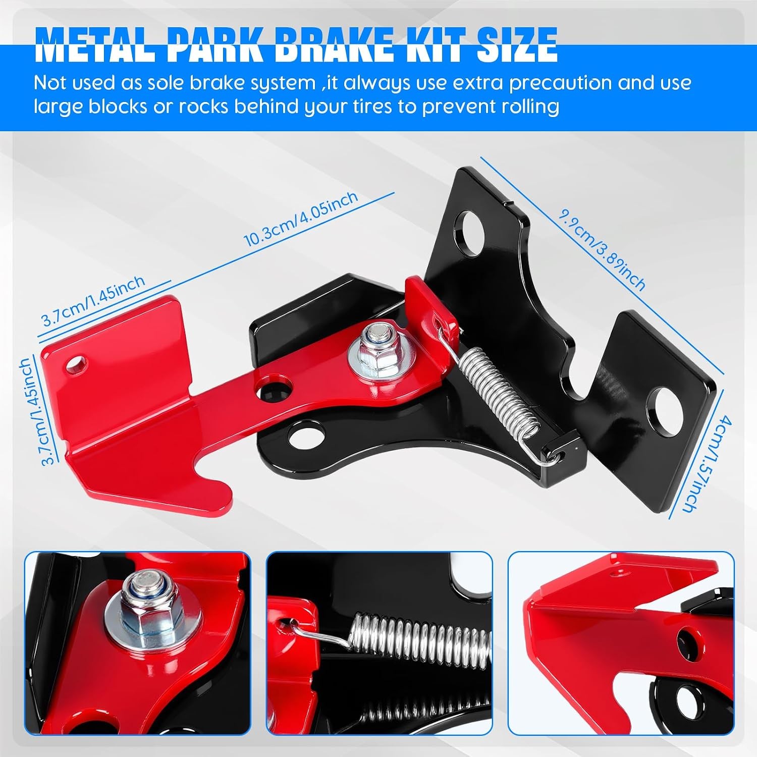 Spring Parking Brake RZR Parking Brake Kit Adjustment Brake Pedal Lock