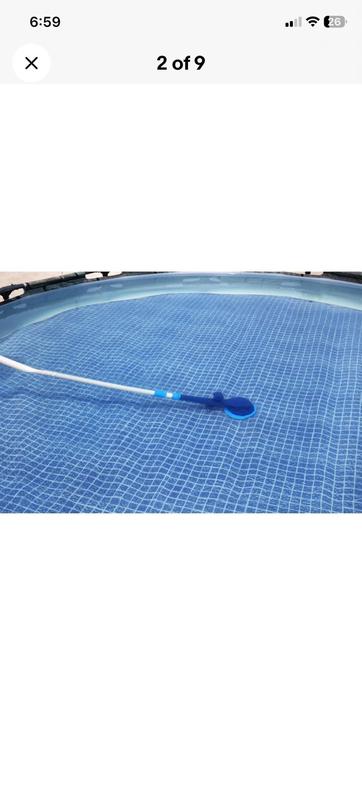 BESTWAY FLOWCLEAR AQUACLIMB AUTOMATIC WATER-POWERED POOL CLEANING VACUUM