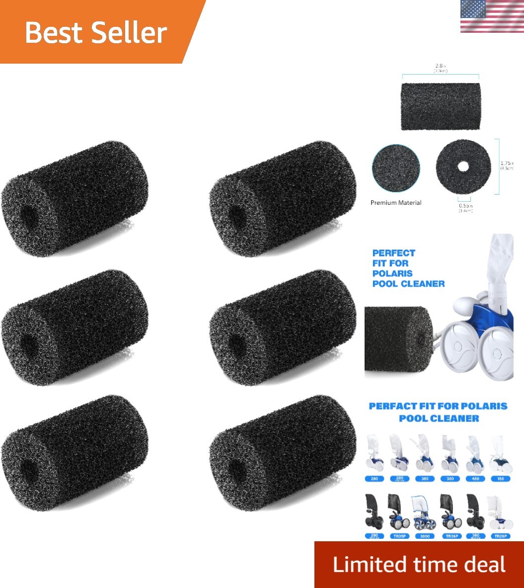 for Polaris Pool Cleaner Parts, 6 Pack Sweep Hose Tail Scrubbers Replacement …