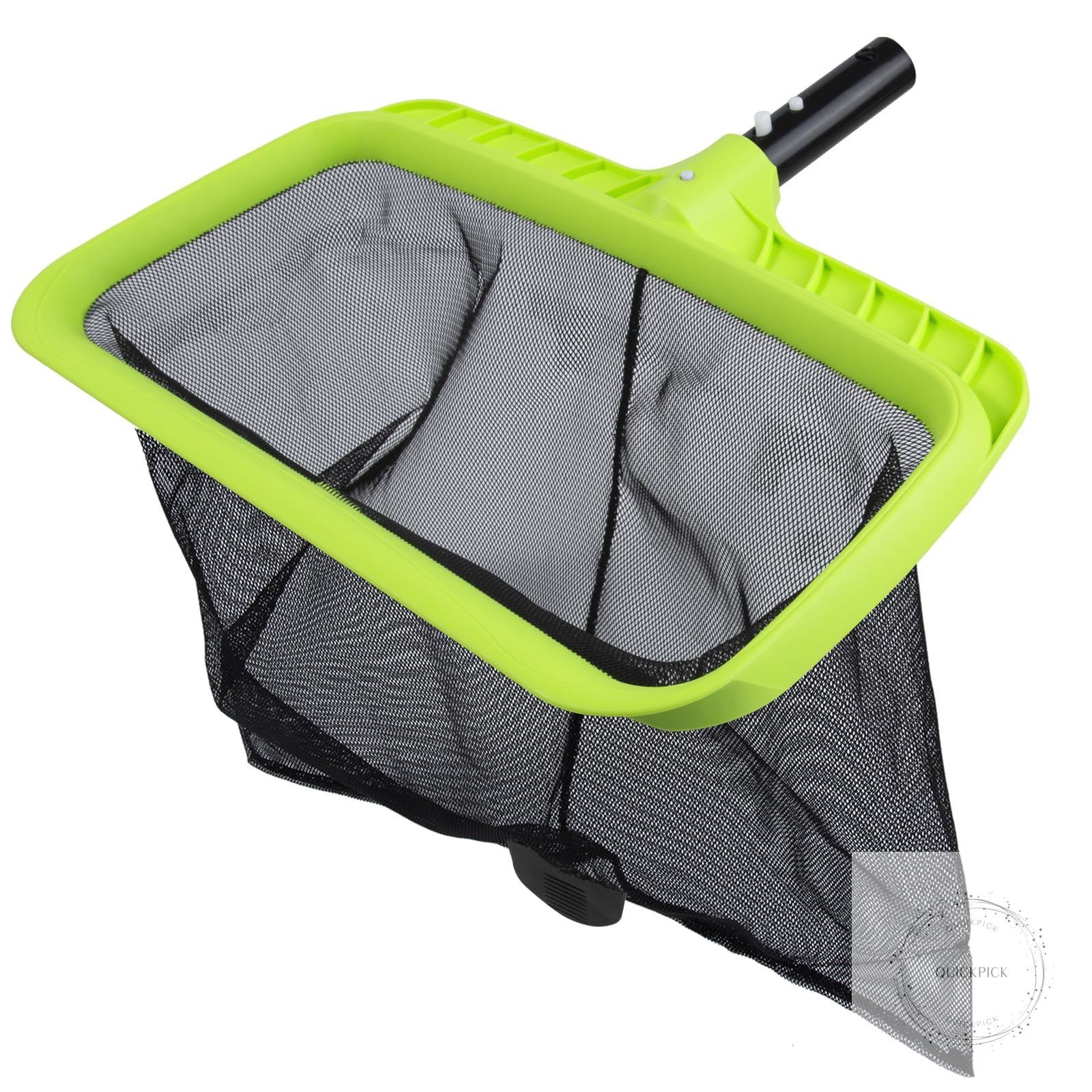 Swimming Pool Leaf Skimmer Net,Reinforced Frame Deep Rake Net