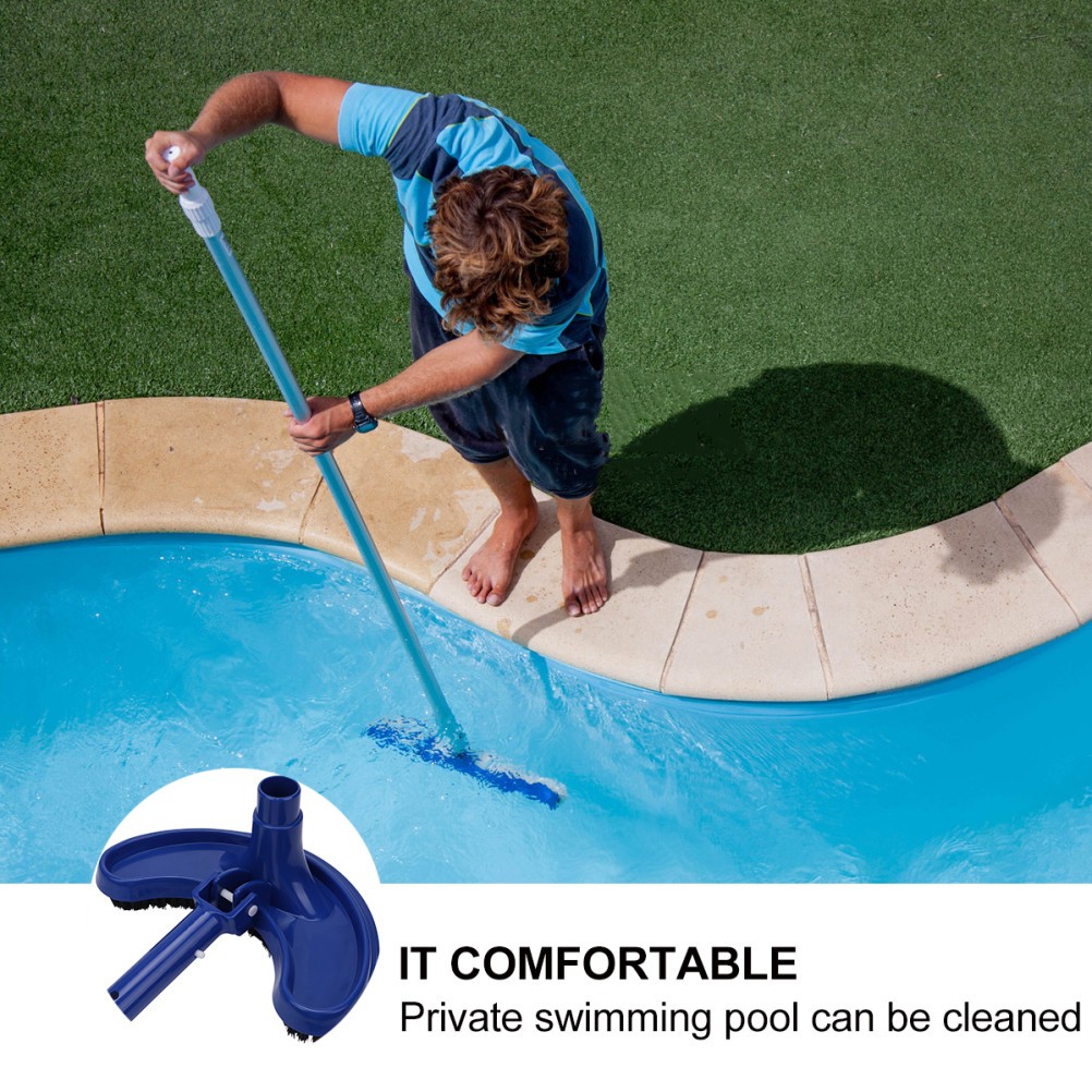 1Pcs Blue Pool Cleaning Tool Durable ABS Plastic Pool Suction Head