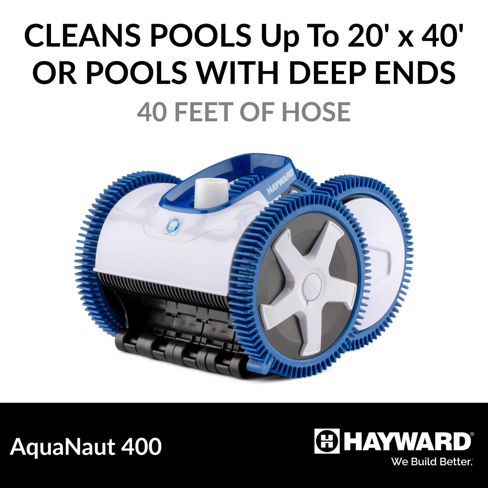 Hayward W3PHS41CST AquaNaut 400 Suction Pool Cleaner for In-Ground Pools up t…