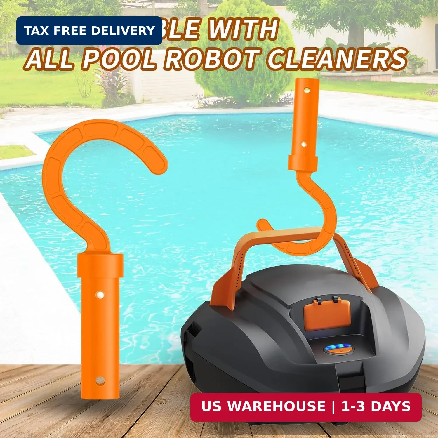 Hook for All Robotic Pool Cleaner, Accessories Hook Customized for Pool Vacuum R