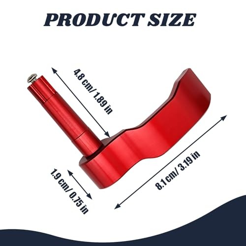 Aluminum Thumb Throttle Control Lever – Direct Fit for Polaris Sportsman Red