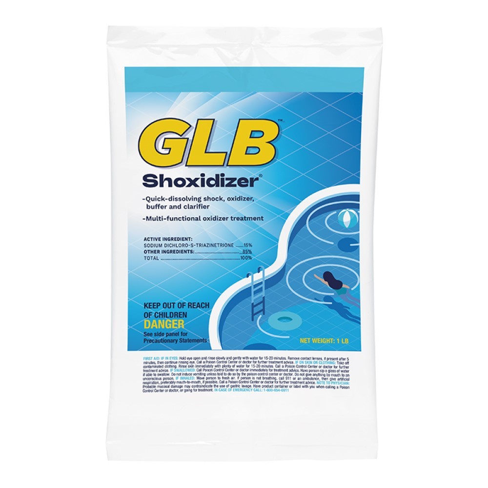 Advantis GLB 71675A 1lb Shoxidizer Oxone & Dichlor Shock in Pouch