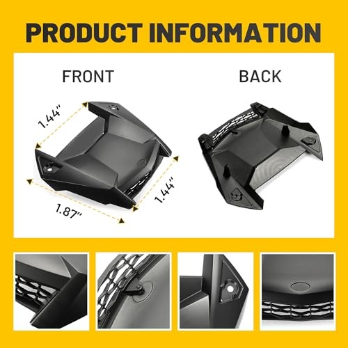 Turbo Hood Scoop Air Intake Kit Compatible with 2019-2023 Polaris RZR XP