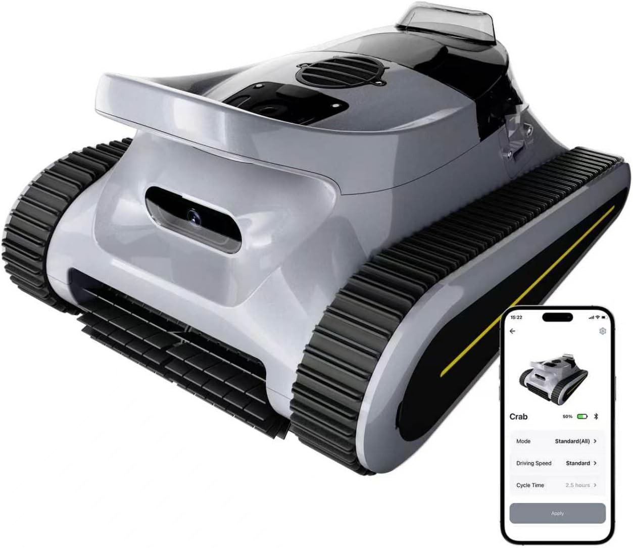Inground Pool Robot Vacuum Brushless 3Hr