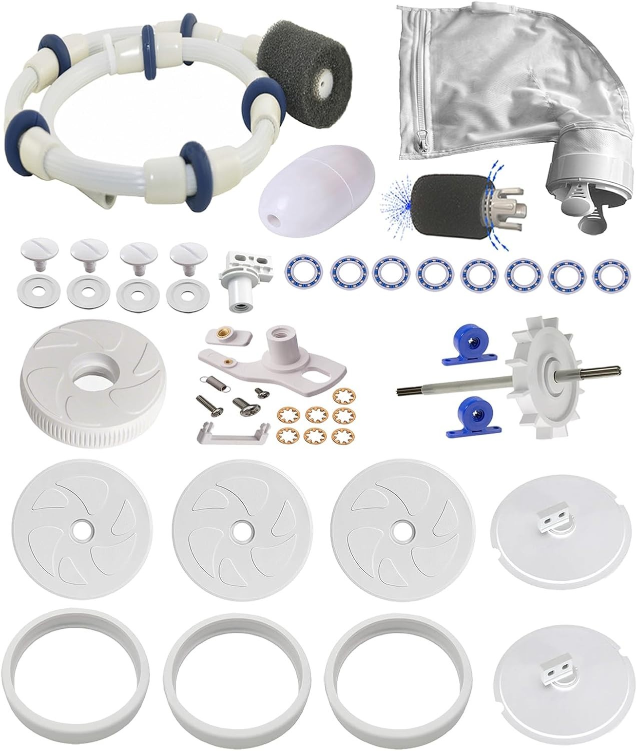 Pool Cleaner Tune Up Kit for Polaris 280 TR28P All-Purpose Bag Hose Wheel