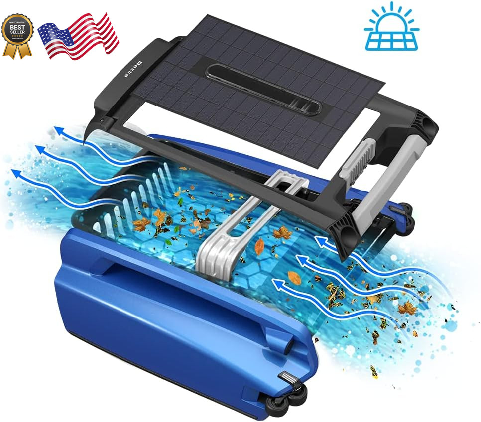 Betta SE Solar Powered Automatic Robotic Pool Skimmer Cleaner with 30-Hour