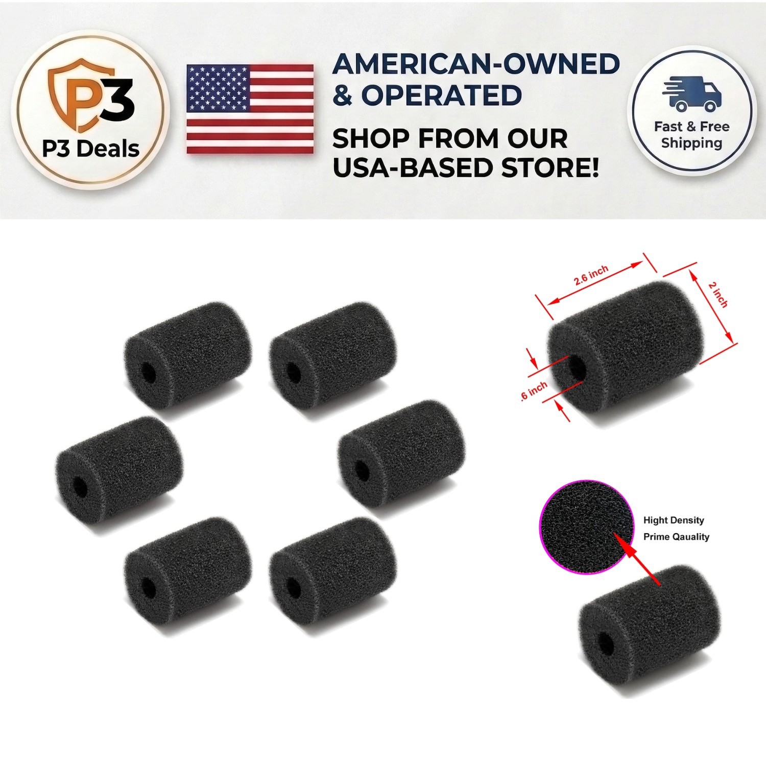 Efficient 6-Pack Pool Cleaner Sweep Hose Scrubbers for Polaris Models 180-3900
