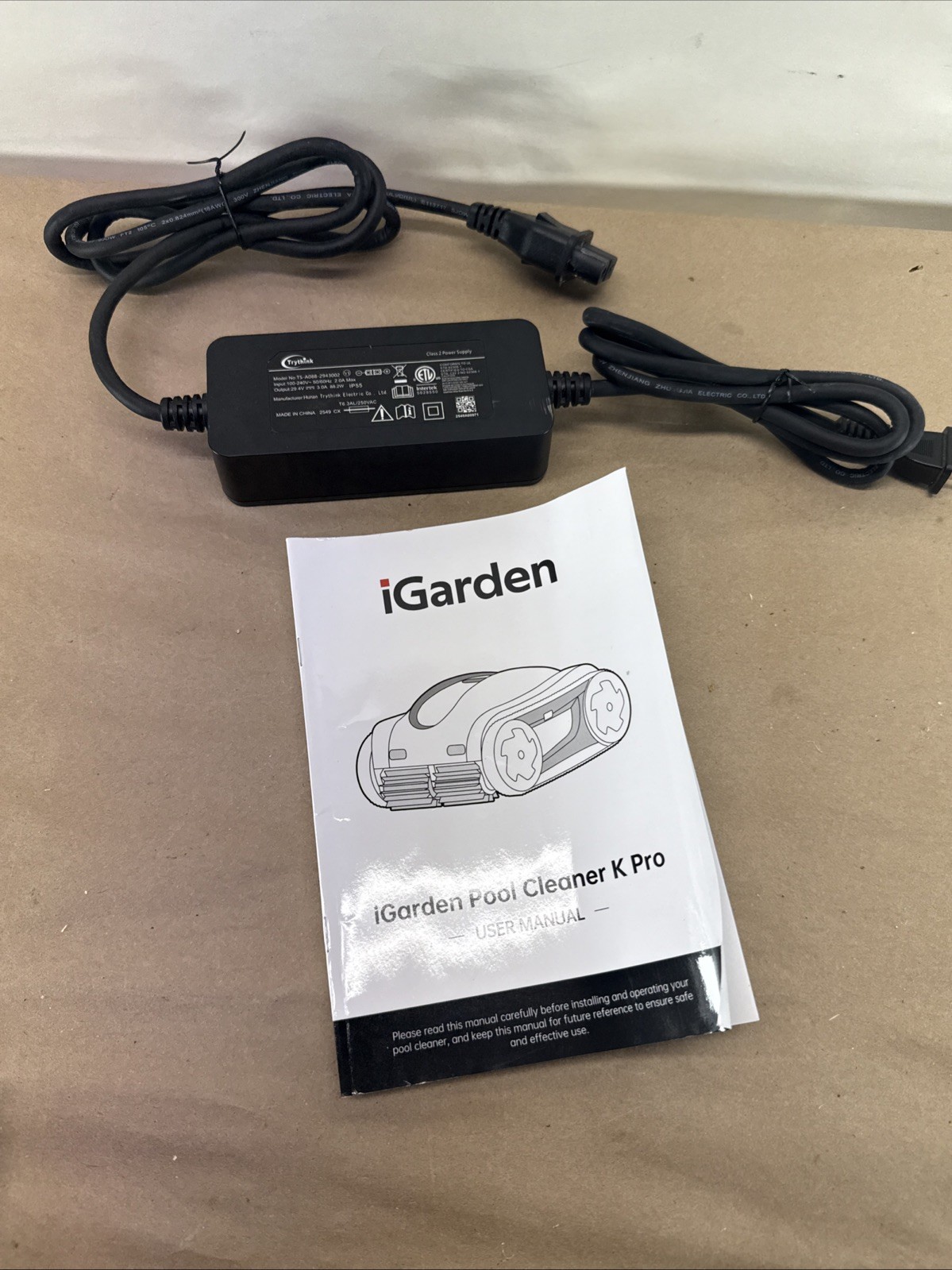 iGarden K Pro 100 Cordless Robotic Pool Cleaner Tested Works w/ Box
