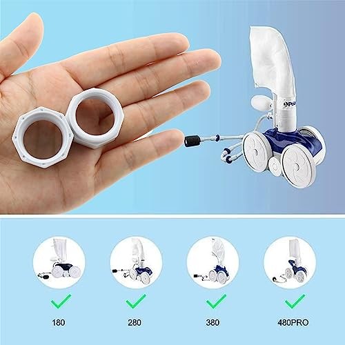 8PCS DGZZI Pool Cleaner Feed Hose Nut – 280, 380, 480, 180