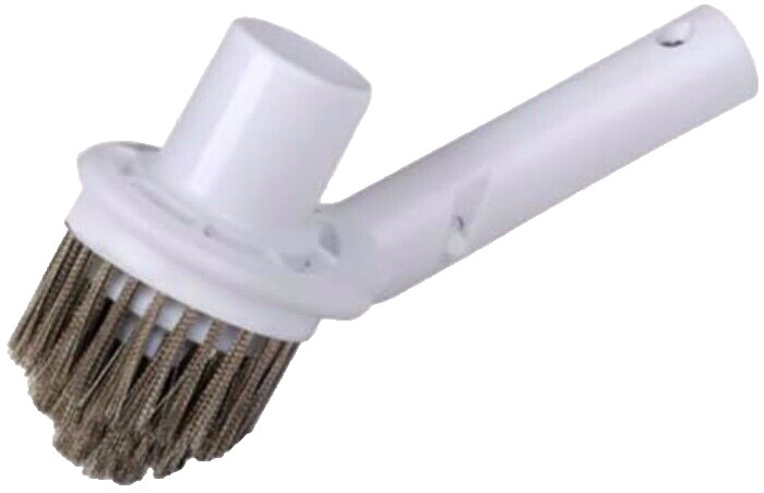 Pool Spa Corner Vacuum Combo Vac Brush w/Stainless Steel Bristles for Algae