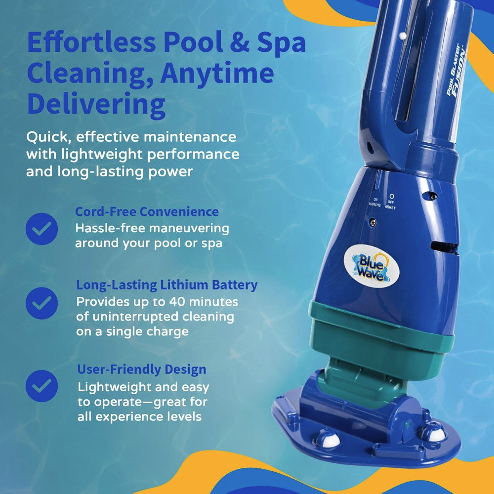 Pool Blaster® Fusion™ PV-5 Hand-Held Lithium Cleaner