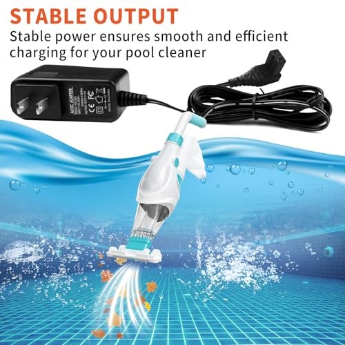 2-Pin 12.6V Power Adapter Charger for Aiper Seagull Pool Vacuum 600 800B SE