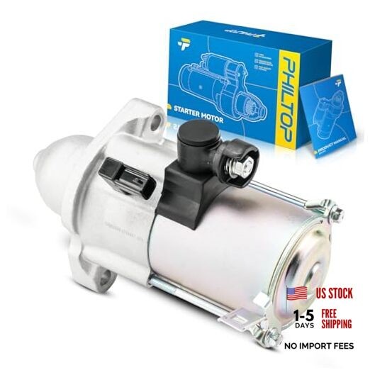 New Starter Motor Replacement for 2013-2017 Accord 2.4L Automatic CVT, 10914N