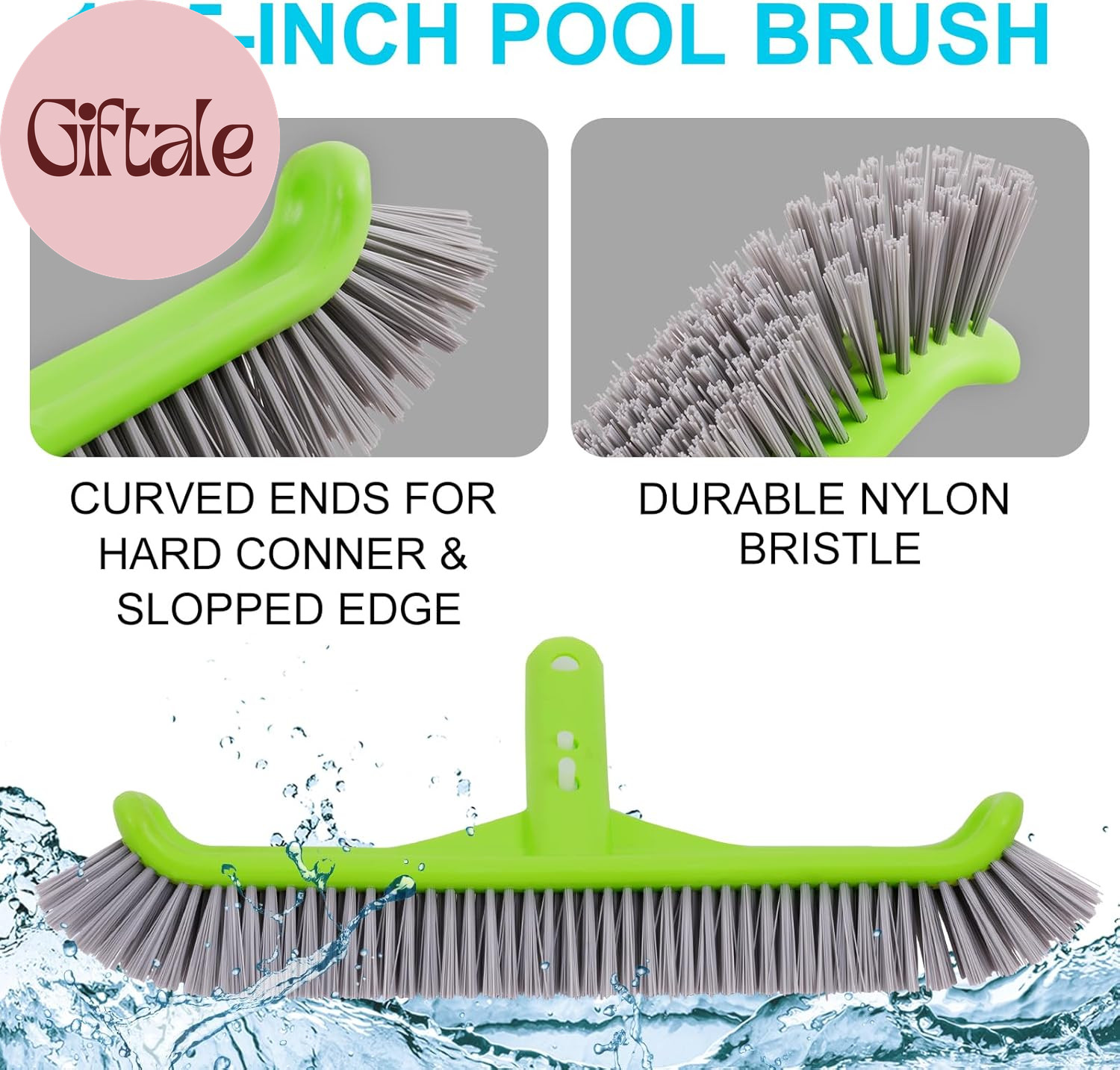 Deluxe Swimming Pool Cleaning Kit with Spa Jet Vacuum Cleaner,Brush, Semi-Deep S