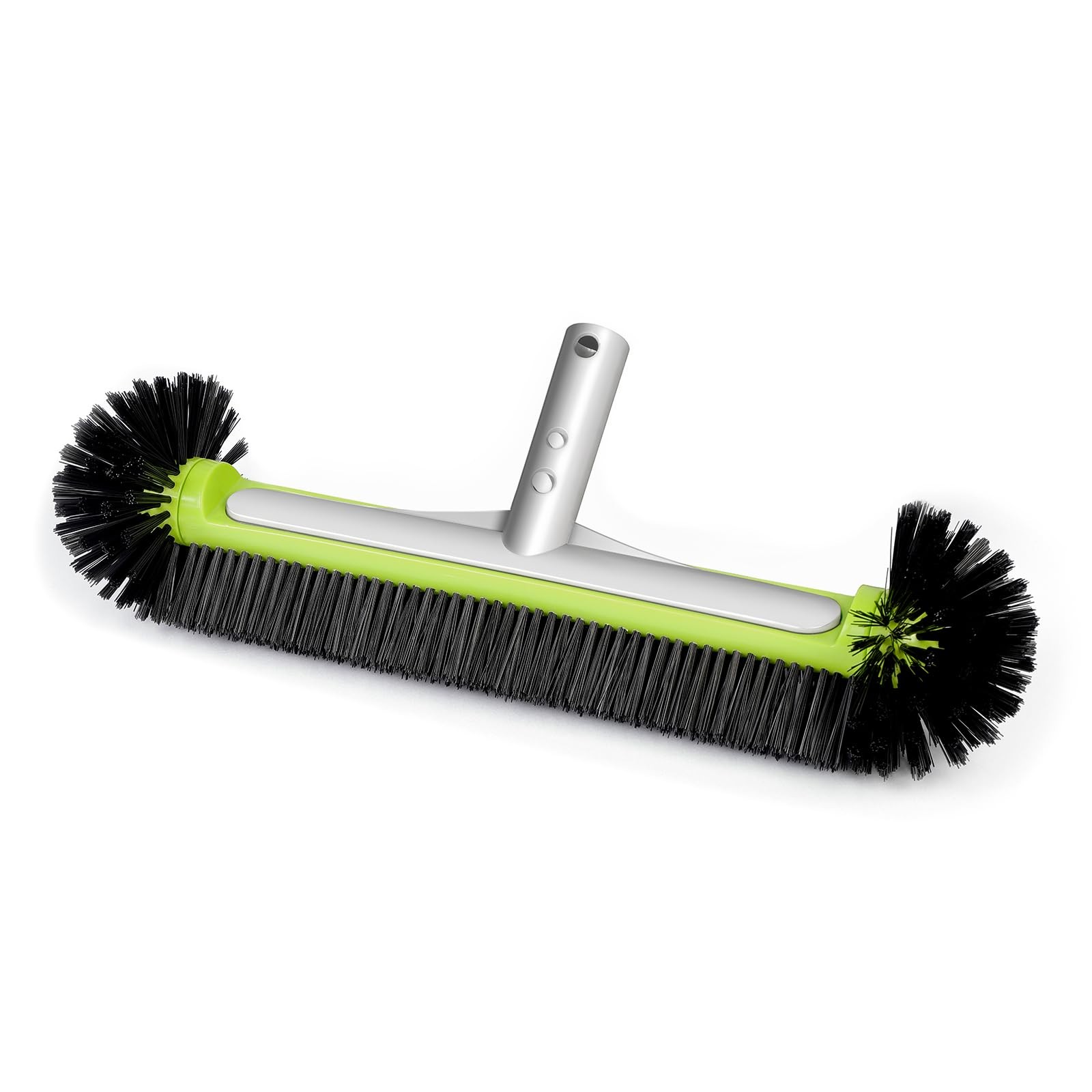 Heavy Duty Pool Brush Head 17.5&Prime; Clean Walls, Floors, Steps & Corners