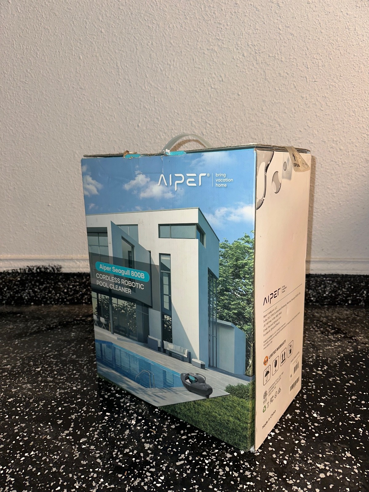 AIPER Seagull 800B Cordless Robotic Pool Cleaner ZT2001 Dark Gray NO CORD