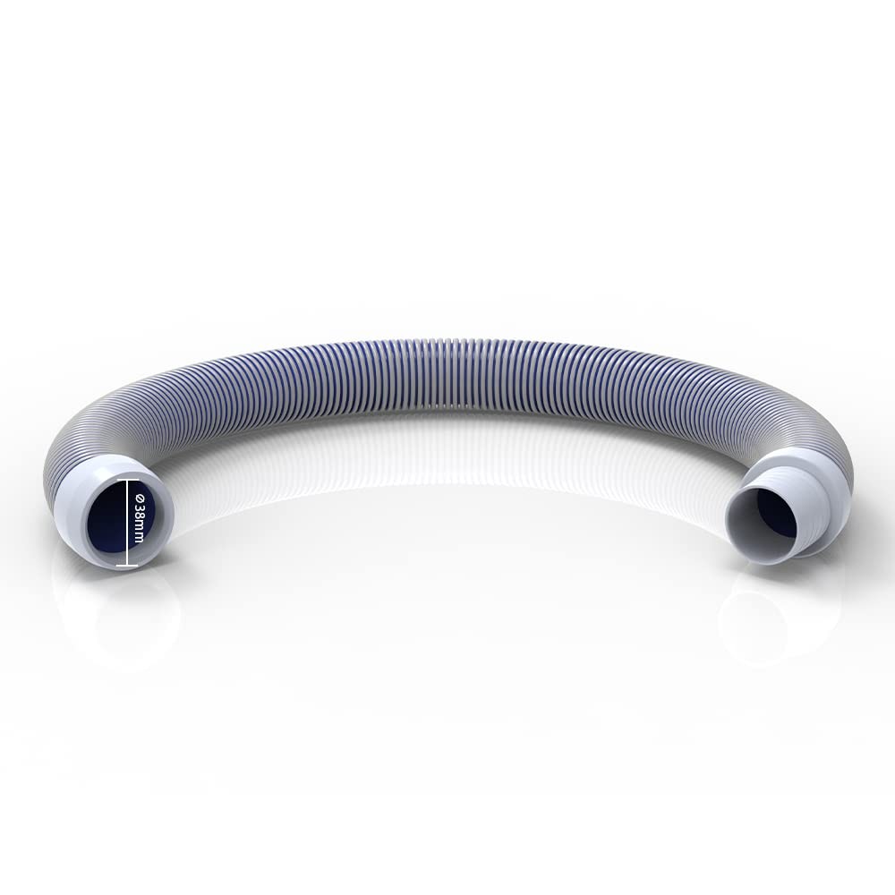 Poolwhale Professional Swimming Pool Vacuum Cleaner Hose -1.5 8 Piece Hoses