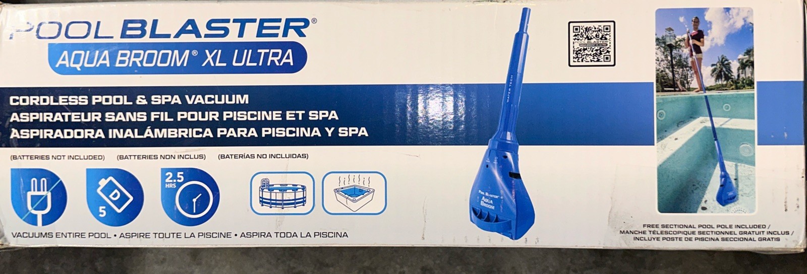 POOL BLASTER Aqua Broom XL Ultra Cordless Pool and Spa Vacuum FILTER ONLY OEM