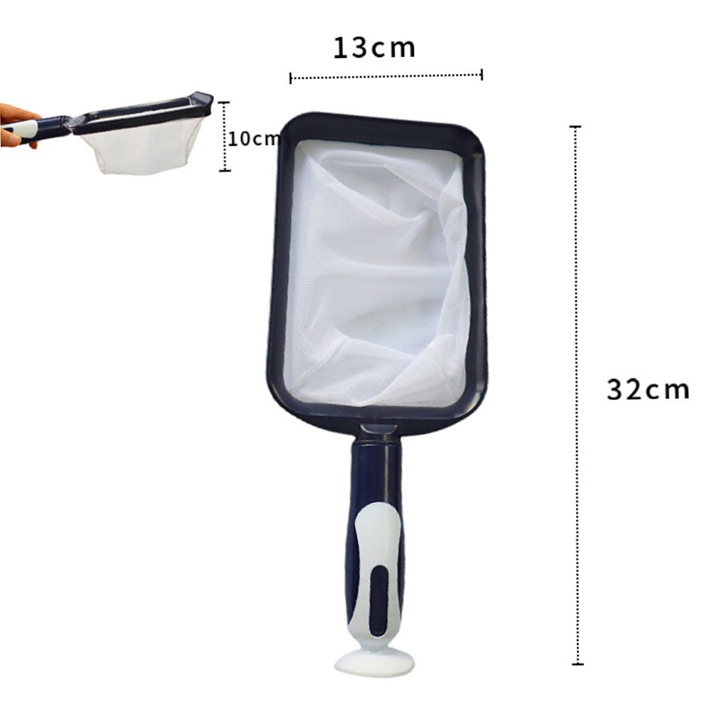 Lightweight Design Pool Cleaning Net for Simple Operation and Wall Use
