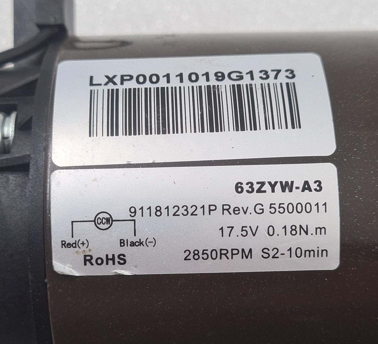 *TESTED* Maytronics Dolphin Pool Robot Pump Motor 63ZYW-A3 5500011 2850rpm