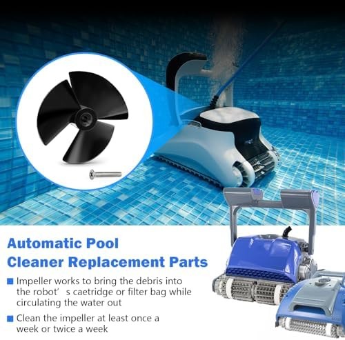 9995266-R1 Pool Cleaner Impeller with Screw for Maytronics Dolphin DX5S, DX6, Na
