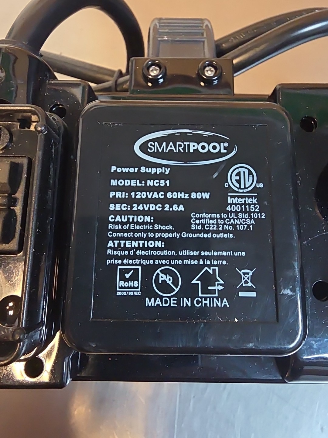 Smartpool NC1023 Dual Timer Power Supply NC52, NC52S, PT7i, NC51