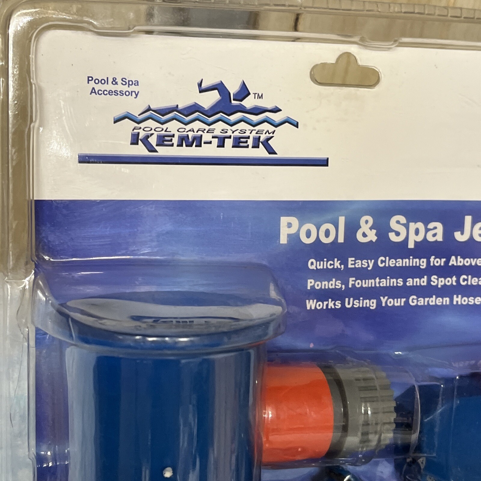 Kem Tek Pool And Spa Accessory Jet Vacuum Pool Care Blue NIP
