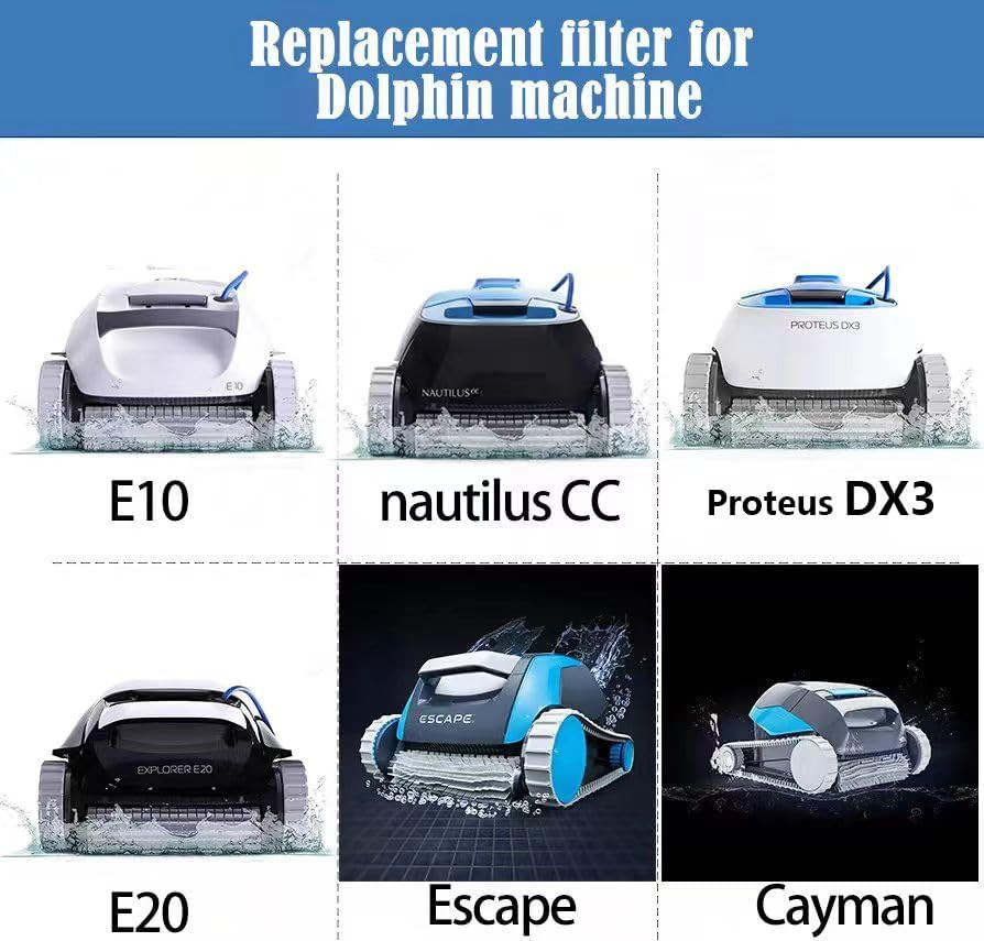 Ultra Fine Filtration Basket Compatible with Dolphin Robotic Pool Cleaners: S50,