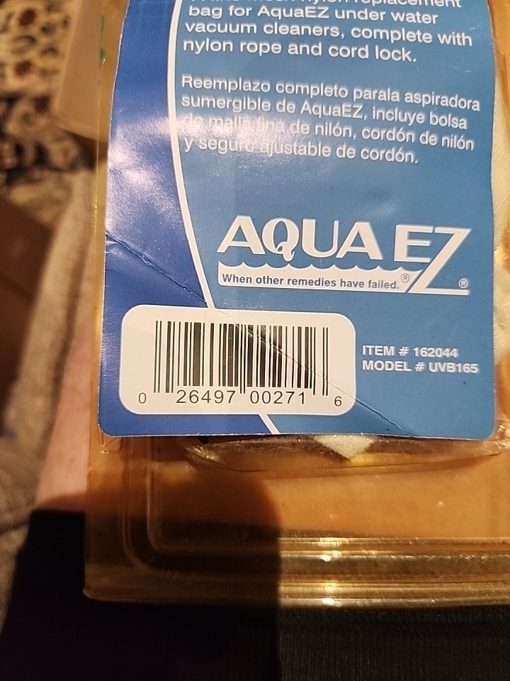 Aqua Ez ~Pool Clean Vacuum Replacement Bag – Nylon Fine Mesh Net With Pull Lock
