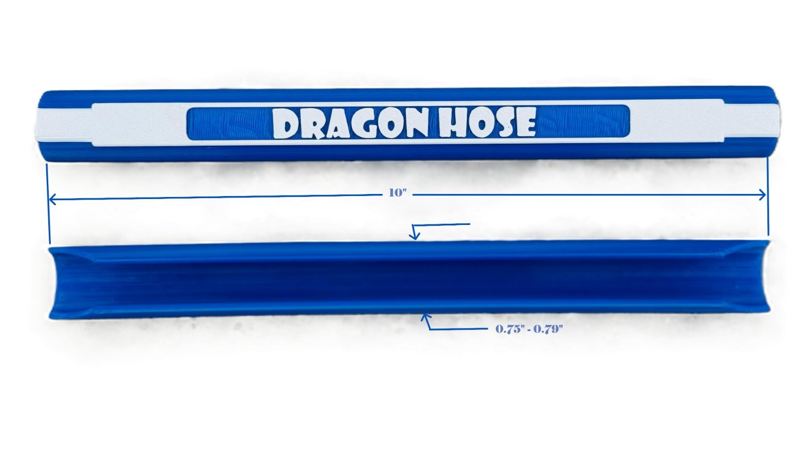 Pool Cleaner Hose Anti-Tangle Snap-On Stabilizers for 0.75&Prime; OD (7PK- Ocean Blue)