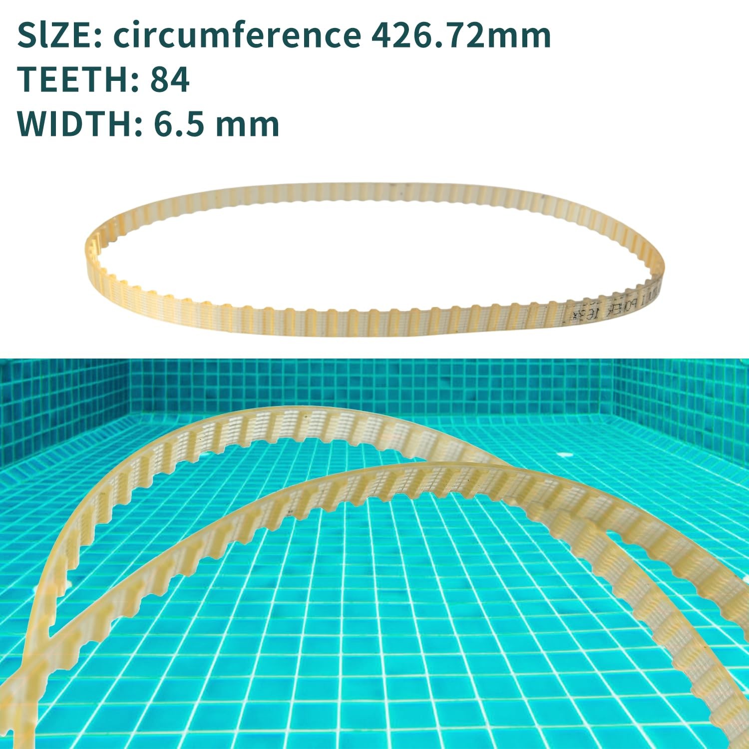 4pcs Pool Cleaner Drive Belts Replacement for Aquabot Parts 3302 A3302PK Belt